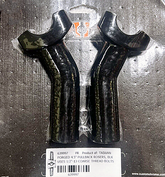 Custom Chrome HardDrive Forged 4.5” pullback Handlebar Risers 3-1/2"Rise Fit For Harley Chrome